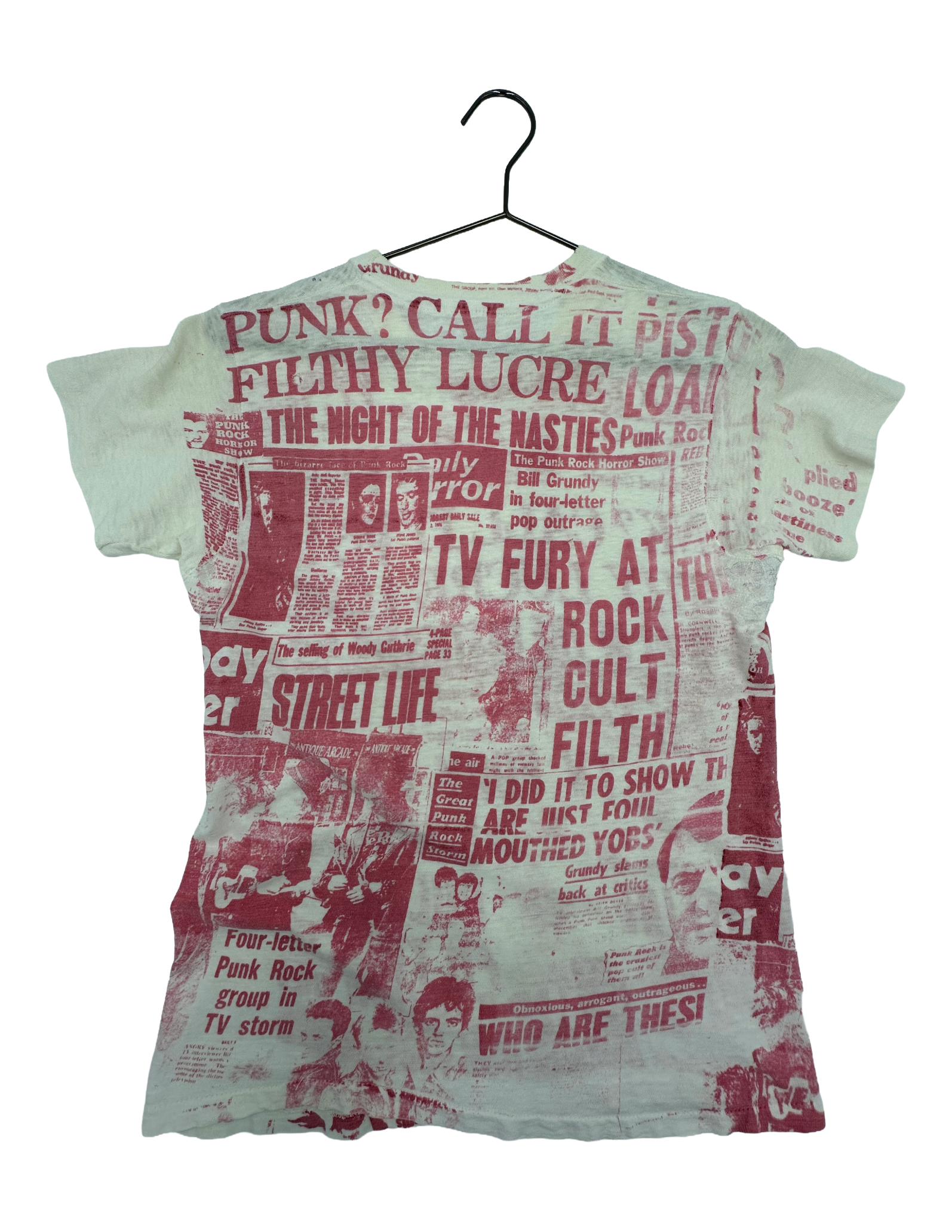 Sex Pistols 1980's - Tabloid Press Headlines 1976