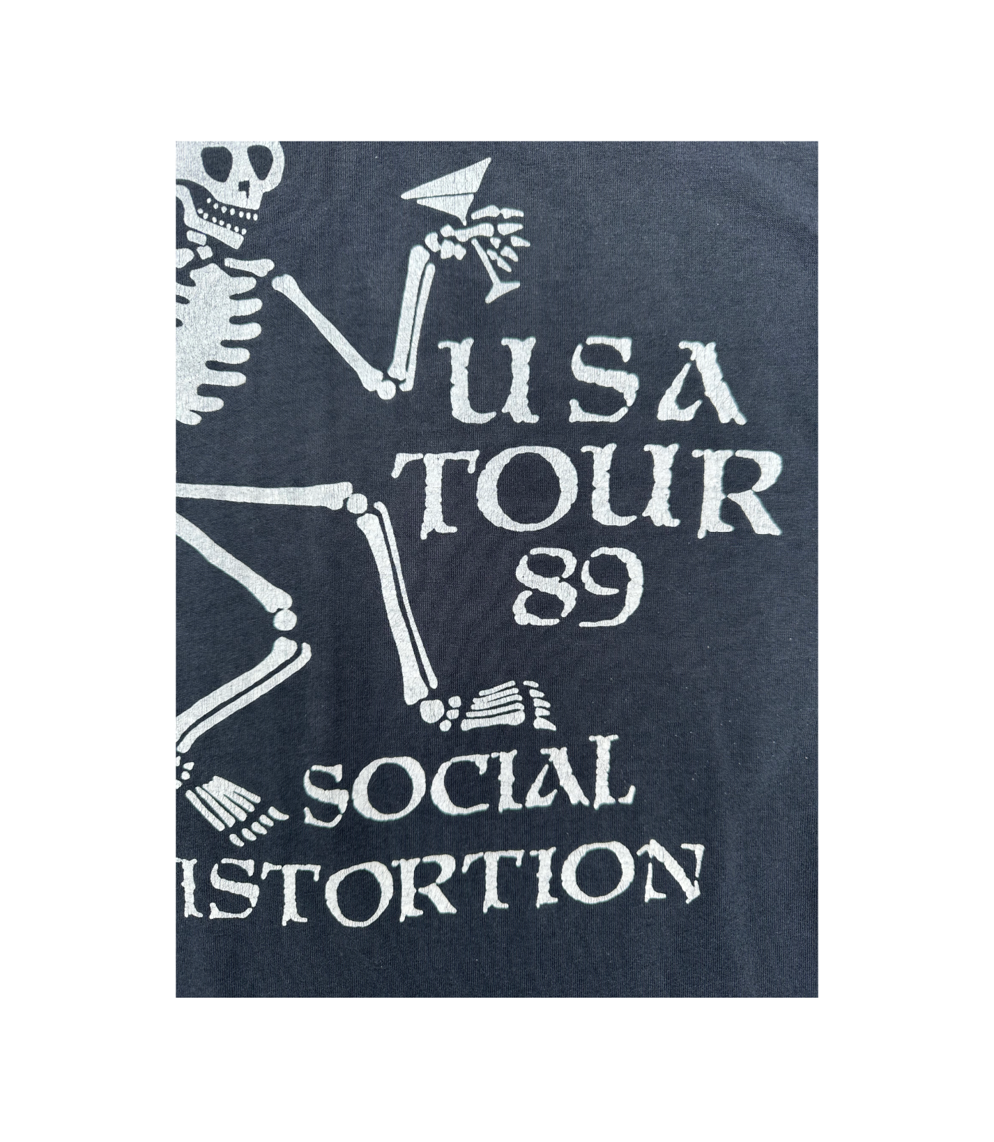 Social Distortion 1989 - tour shirt