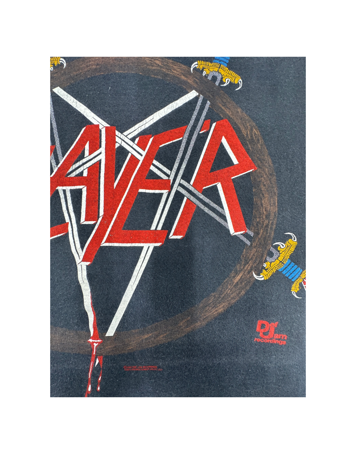 Slayer 1986 – Reign In Blood Tour Shirt