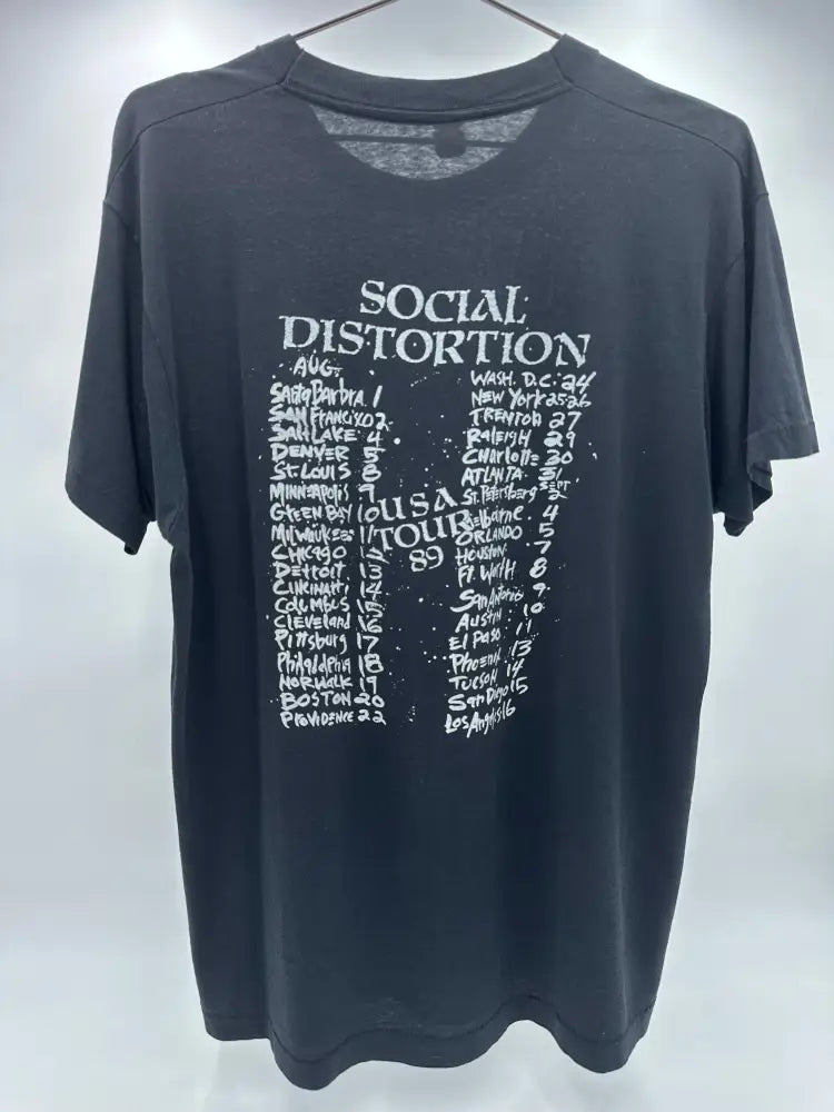Social Distortion 1989 - tour shirt XL