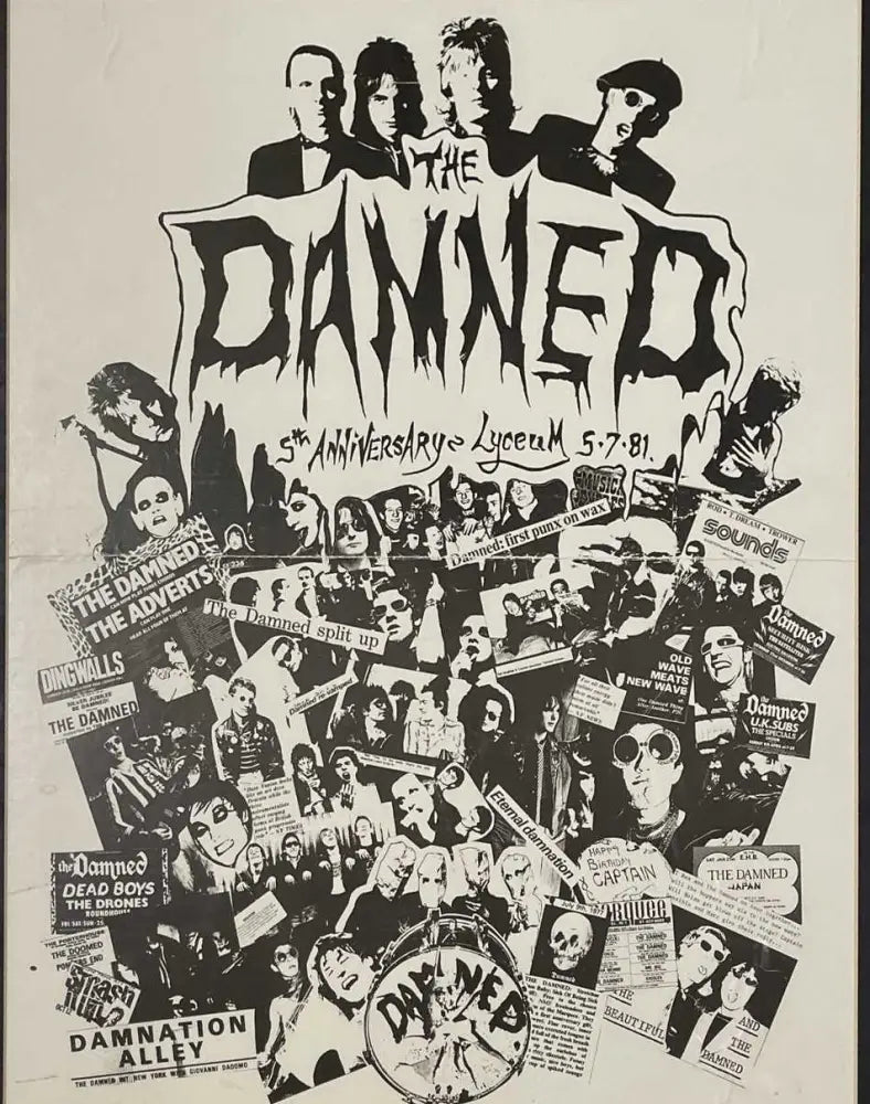 The Damned - 1980’s White / XL